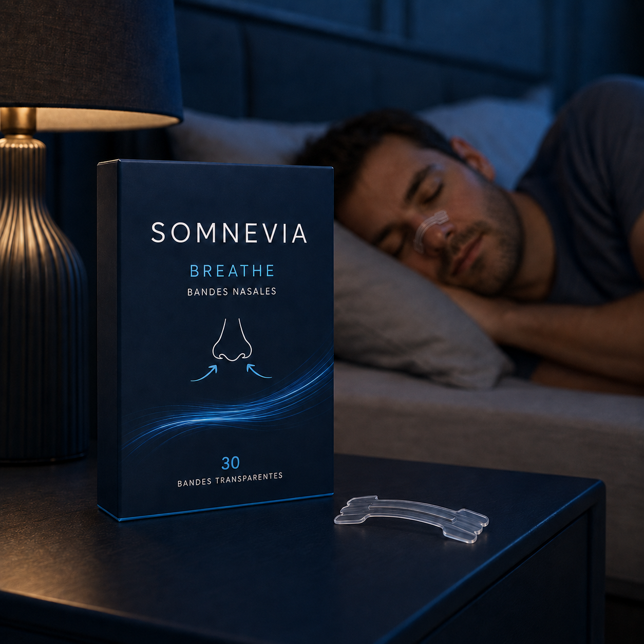 SOMNEVIA Breathe — Transparente Nasenstreifen