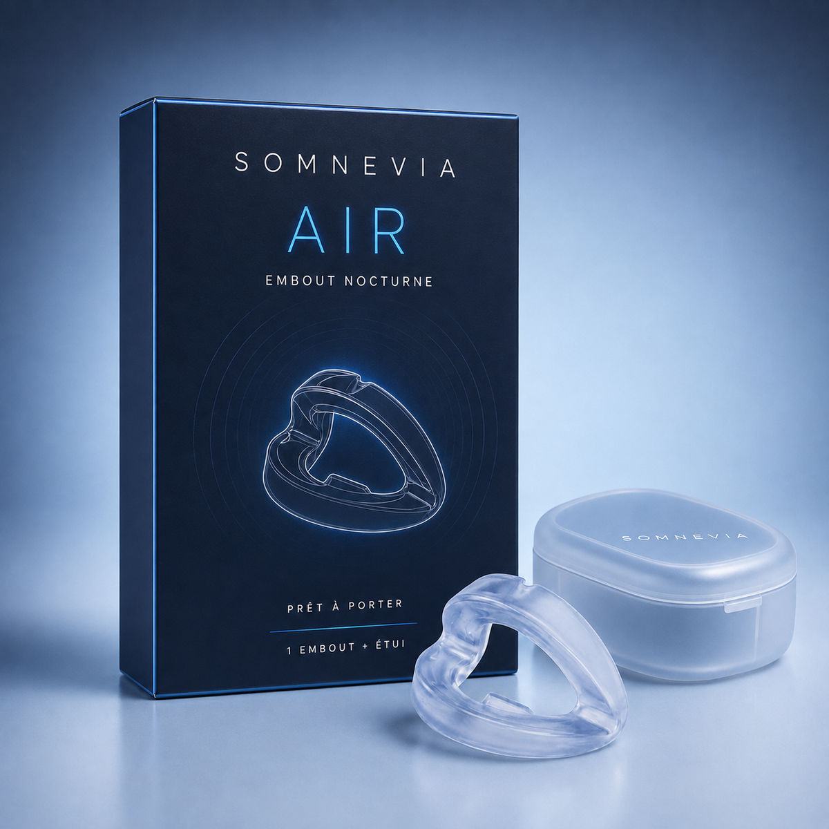 SOMNEVIA Air – Beißschiene für die Nacht, gebrauchsfertig