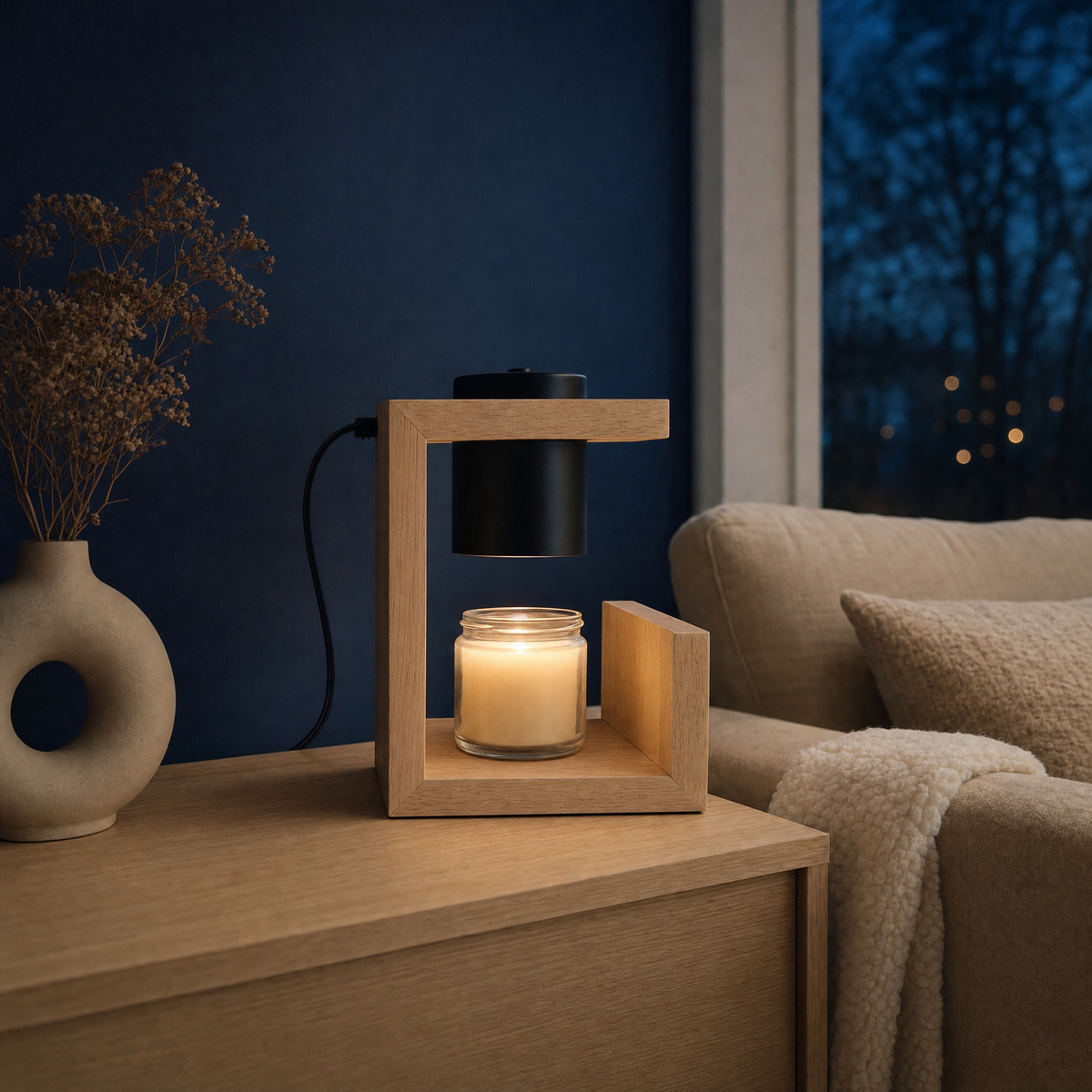 SOMNEVIA Glow in a Scandinavian living room